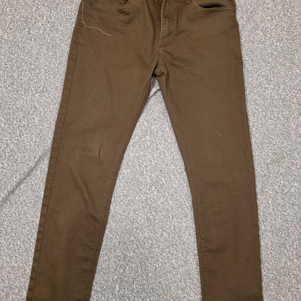 Men's Slim Fit Brown Jeans